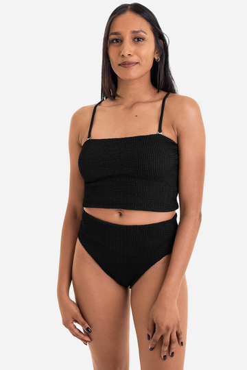 Bacon Bikinis Bikini Top Clifton Top // Black